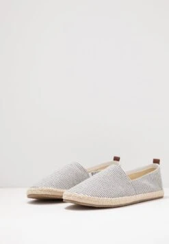 Pier One RENA ESPADRILLE UNISEX - Espadrille - White/blue -Pier One 1c07467ce0fe44d4a58dfd5e5311da20