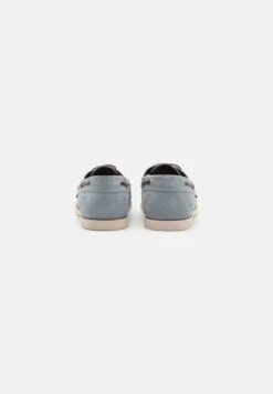 Pier One LEATHER UNISEX - Bootsschuh - Light Blue -Pier One 38a5e66a7c314c5d9ef54a801fa7a47d