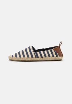 Pier One UNISEX - Espadrille - Dark Blue/white