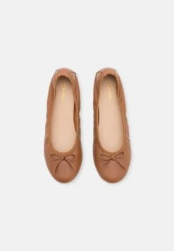 Pier One LEATHER - Klassischer Ballerina - Cognac -Pier One 578c11cbf529415bb49677d67ba45920