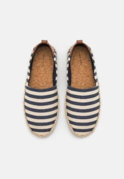 Pier One UNISEX - Espadrille - Dark Blue/white -Pier One 656fb98ccb7640ac939ccc145e729a86