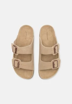 Pier One LEATHER UNISEX - Pantolette Flach - Beige 11 Pier One LEATHER UNISEX - Pantolette Flach - Beige -Pier One 658db7c748df48419a27fd940a9ac1ce