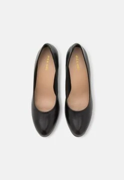 Pier One LEATHER - Plateaupumps - Black -Pier One b447c159e0a14cfeb7d38d0d85758019