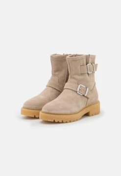 Pier One LEATHER - Cowboy-/Bikerstiefelette - Beige -Pier One da2c095408ac4722bf0e0b860f0774cc